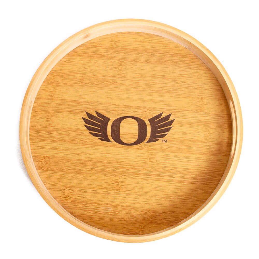 O Wings, Neil, Brown, Kitchen Accessories, Home & Auto, Round, Tray, Engraved, 833771